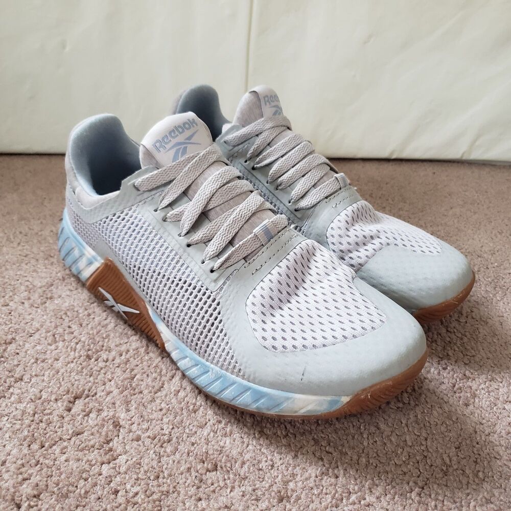 Reebok Women's Galaxy 5 Gray Blue White Colorway Running Sneakers Size 8